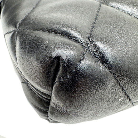 BALENCIAGA Quilted Leather Camera Bag Black 600325 Shoulder - Picture 8 of 14